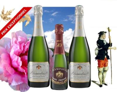 Box Apéritive : 3 bouteilles Cuvée du Centenaire + 3 demi-bouteilles Cuvée Prestige Brut  OFFRE ACHEVÉE