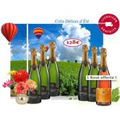 Délices d'Été : 5 bouteilles Brut Royal + 1 Rosé OFFERTE !