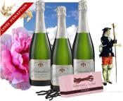6 bouteilles GRANDE CUVÉE DU CENTENAIRE 2 étoiles GUIDE HACHETTE 2024  + SARMENTS Vigne CHOCOLATS 