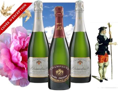 SAVEURS D'HIVER : 2 bouteilles Cuvée Prestige Brut + 2 bouteilles Cuvée du Centenaire Brut + 2 bouteilles Cuvée Brut Royal