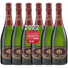 6 bouteilles Cuvée Prestige Brut - Étoilé HACHETTE 2022
