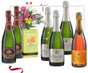 COLIS PÂQUES 2026 : 3 bouteilles Cuvée Centenaire Brut + 2 bouteilles Cuvée Prestige Brut + 1 bouteille ROSÉE BRUT + SABLÉS OFFERTS