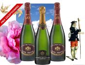 Caisse ÉTÉ : 3 bouteilles Cuvée Prestige Brut + 3 bouteilles Cuvée Brut Royal