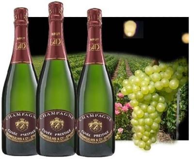 6 bouteilles Cuvée Prestige Brut - Étoilé HACHETTE 2022 + HACHETTE 2024