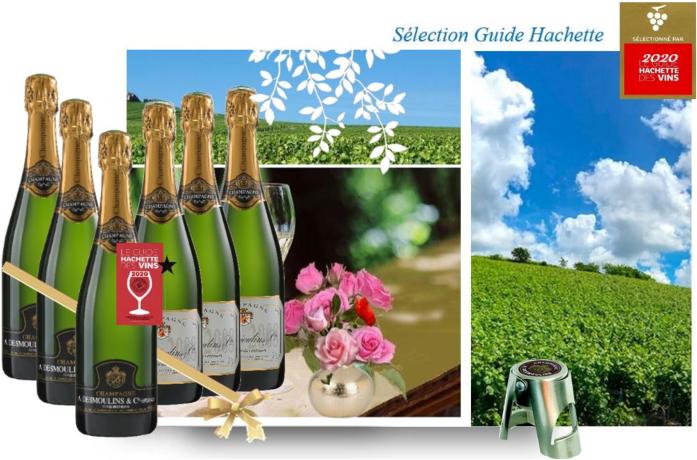 Guide Hachette : 3 bouteilles Cuvée du Centenaire + 3 Bouteilles Brut Royal