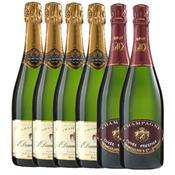 Noël 2020 : 4 bouteilles Brut RÉSERVE + 2 Bouteilles PRESTIGE