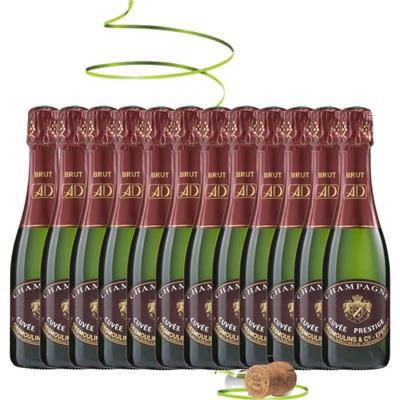 12 demi-bouteilles Cuvée Prestige Brut