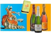 COLIS PÂQUES 2026 : 3 bouteilles Cuvée Centenaire Brut + 2 bouteilles Cuvée Prestige Brut + 1 bouteille ROSÉE BRUT + SABLÉS OFFERTS